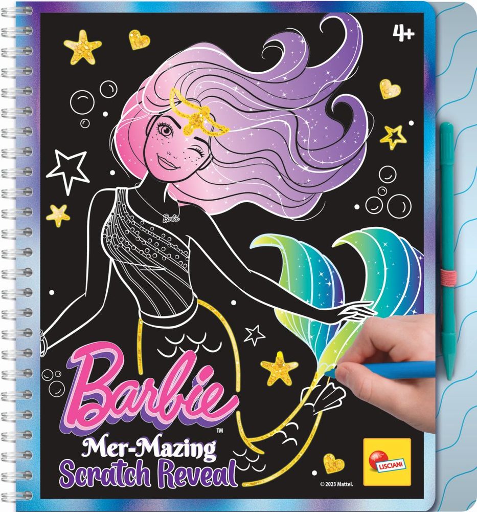 Levně BARBIE SKETCH BOOK MER-MAZING SCRATCH REVEAL