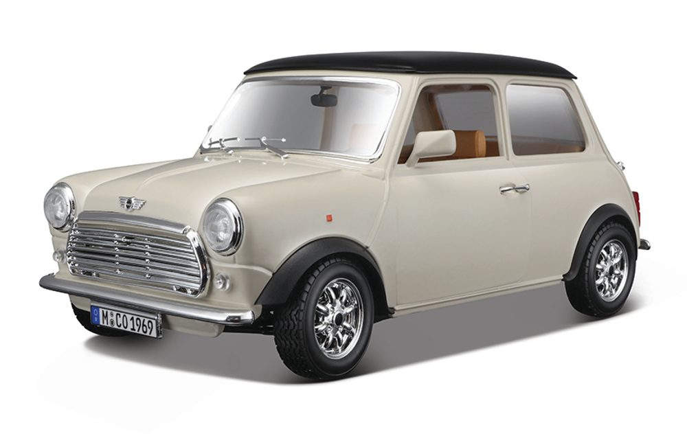Levně Bburago 1:18 Mini Cooper (1969) Beige