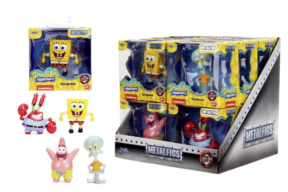 Levně Sponge Bob figurka 2,5", 4druhy, DP12, Wave 1
