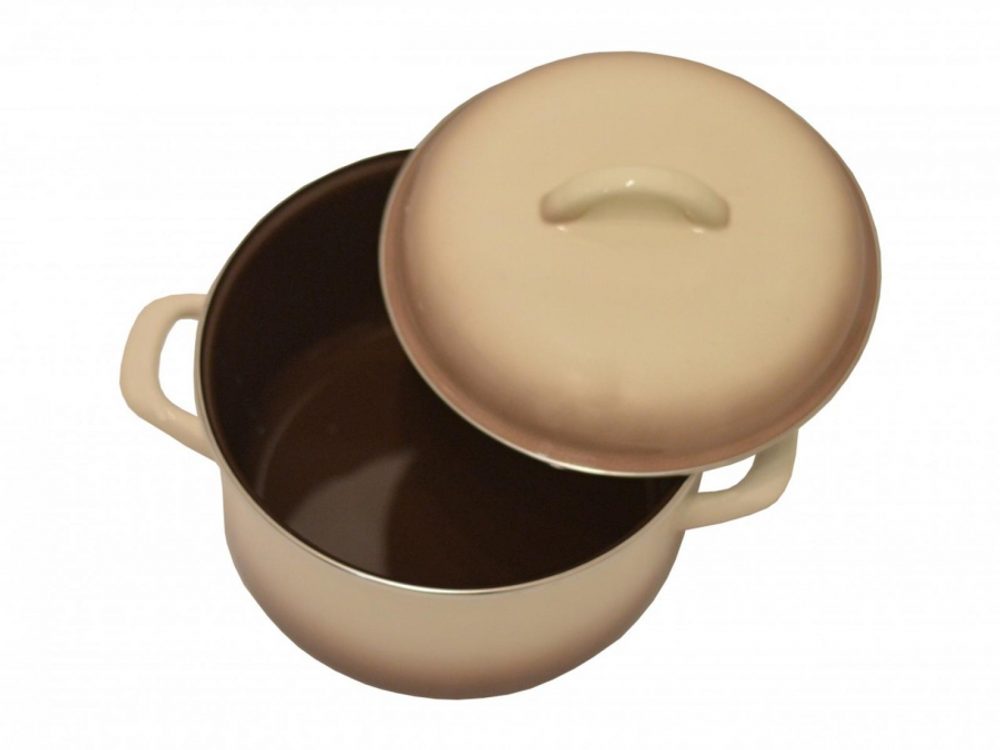 Levně hrnec+PO d14 (1,75l) CAPUCCINO, smalt