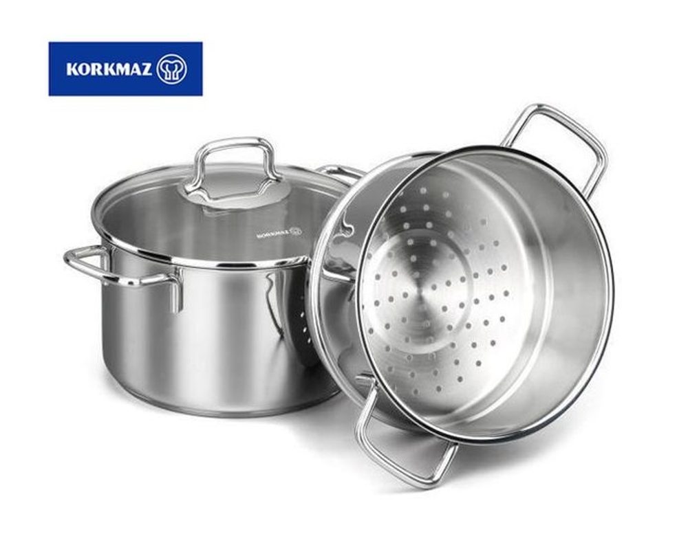 Levně hrnec d20-NAPAŘOVACÍ (set), 3,5/2,5l, v.12/10cm, indukce, NR