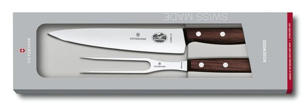 Levně VICTORINOX SADA KUCHYŇSKÝ NŮŽ A VIDLIČKA VICTORINOX, 2KS
