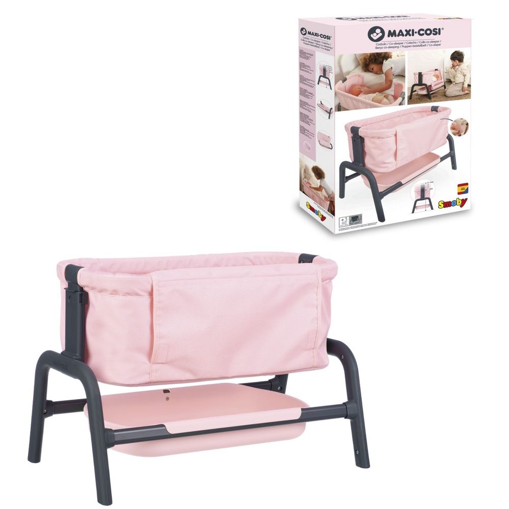 Levně Postýlka Maxi Cosi světle růžová pro panenky