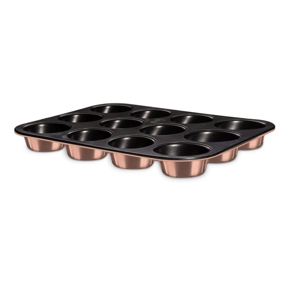 Levně BERLINGERHAUS Forma na muffiny s nepřilnavým povrchem 12 ks Black Rose Collection BH-8671
