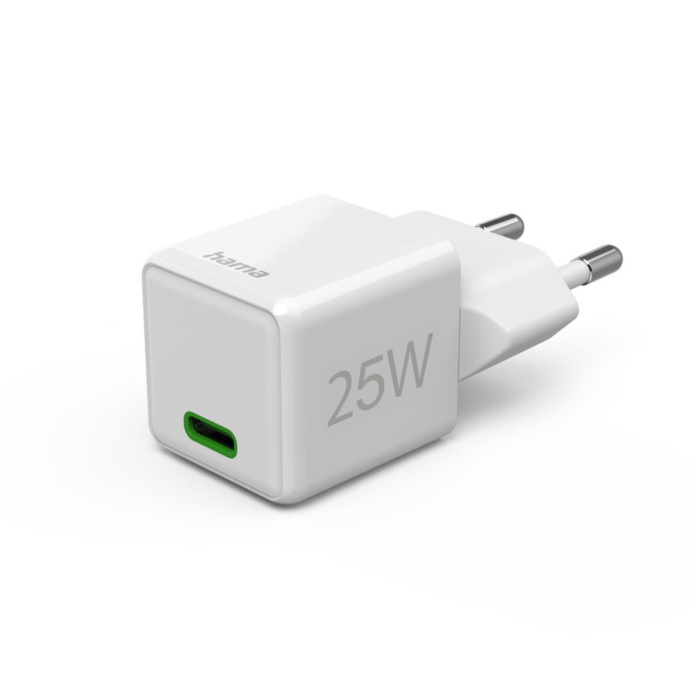 Levně Hama rychlá USB nabíječka, USB-C PD/QC 25 W, super-mini