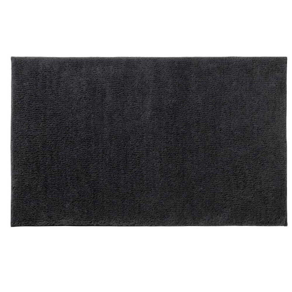Levně KELA Koupelnová předložka Maja 80x50 cm polyester šedá KL-23547