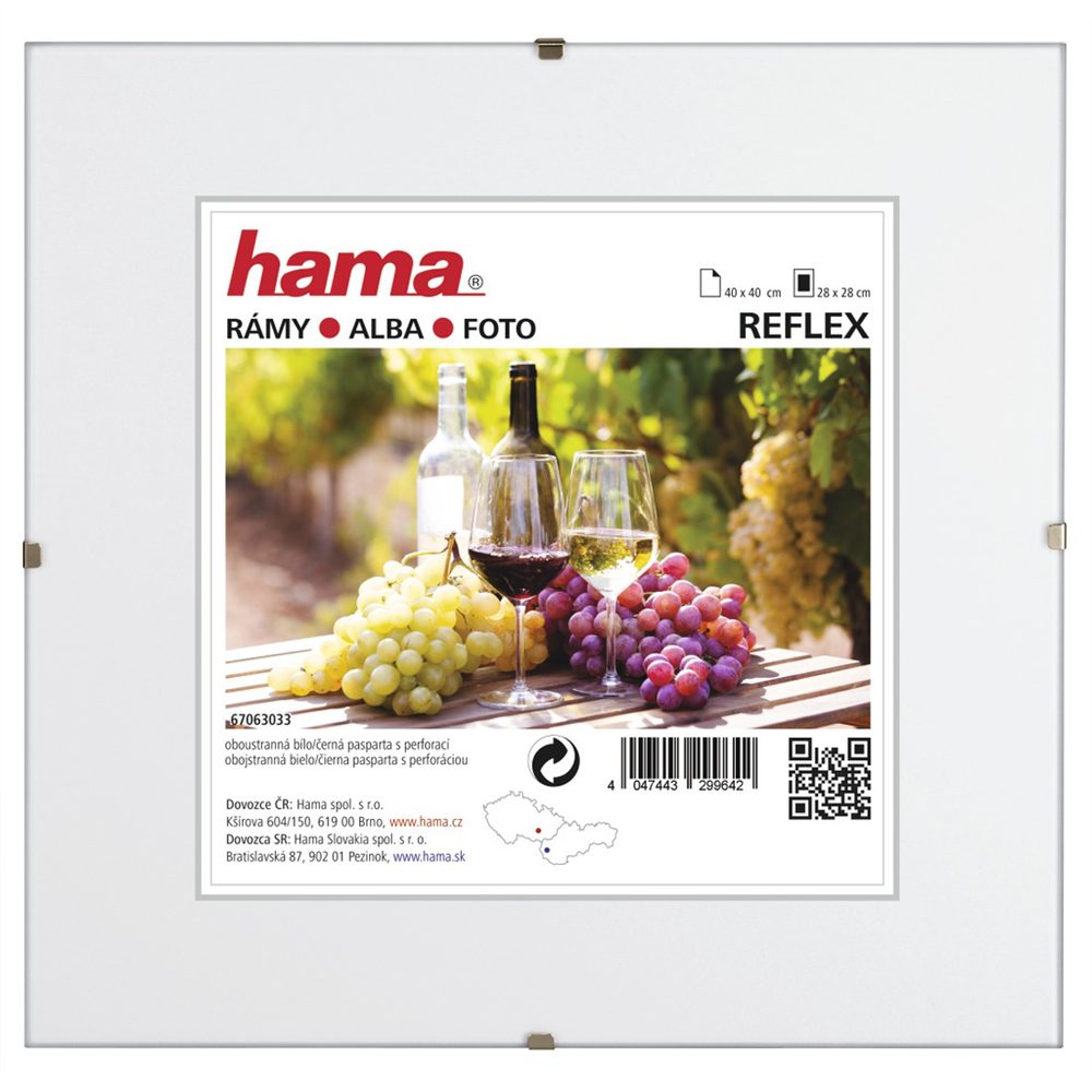 Levně Hama clip-Fix, normální sklo, 40 x 40 cm