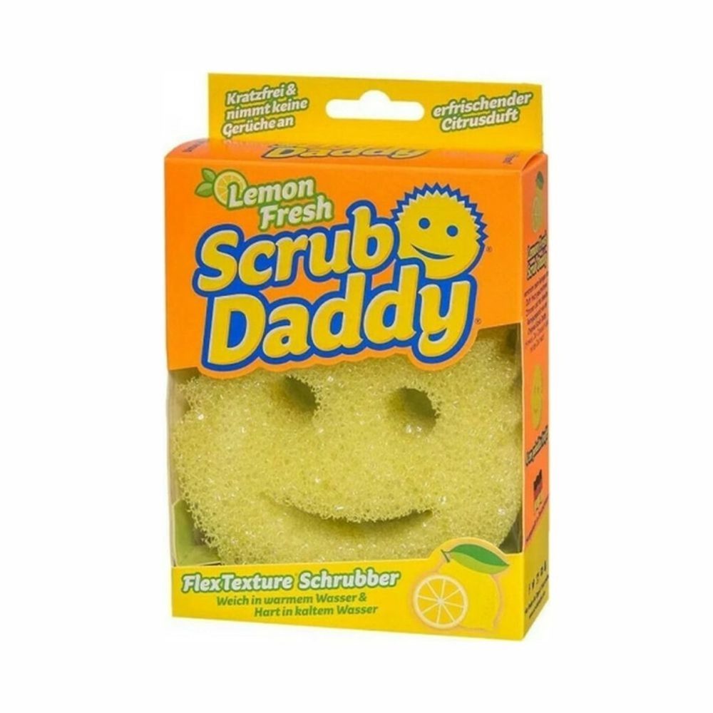 Levně houba SCRUB DADDY žlutá (v teplé vodě měkne)