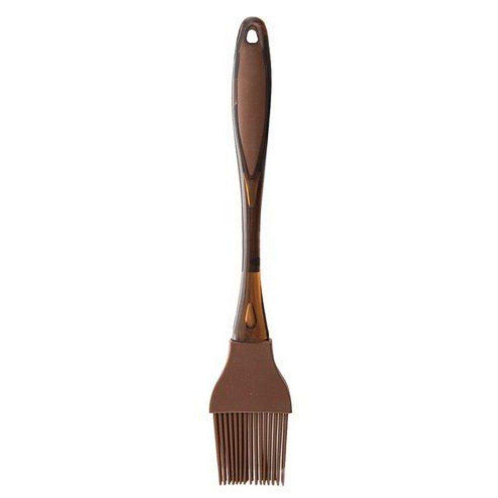 Levně mašlovačka 22cm HNĚDÁ, plast/silikon
