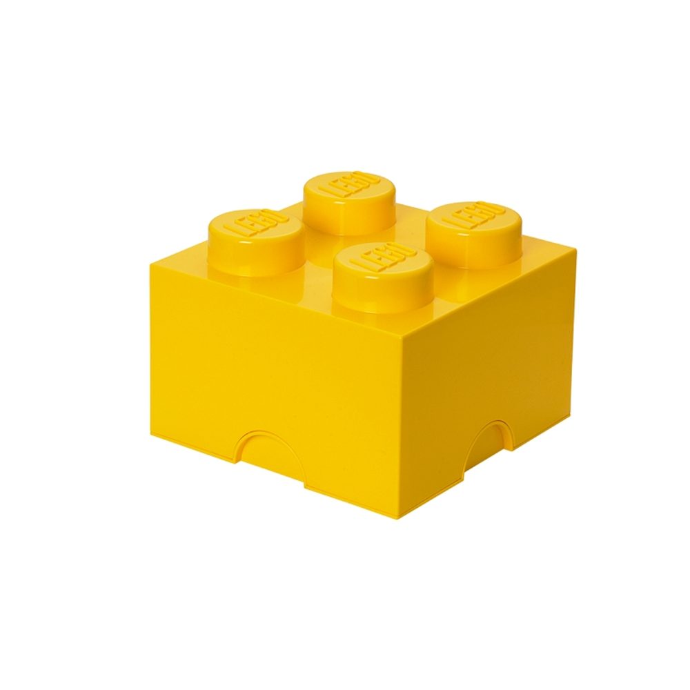 Levně LEGO úložný box 4 - žlutá