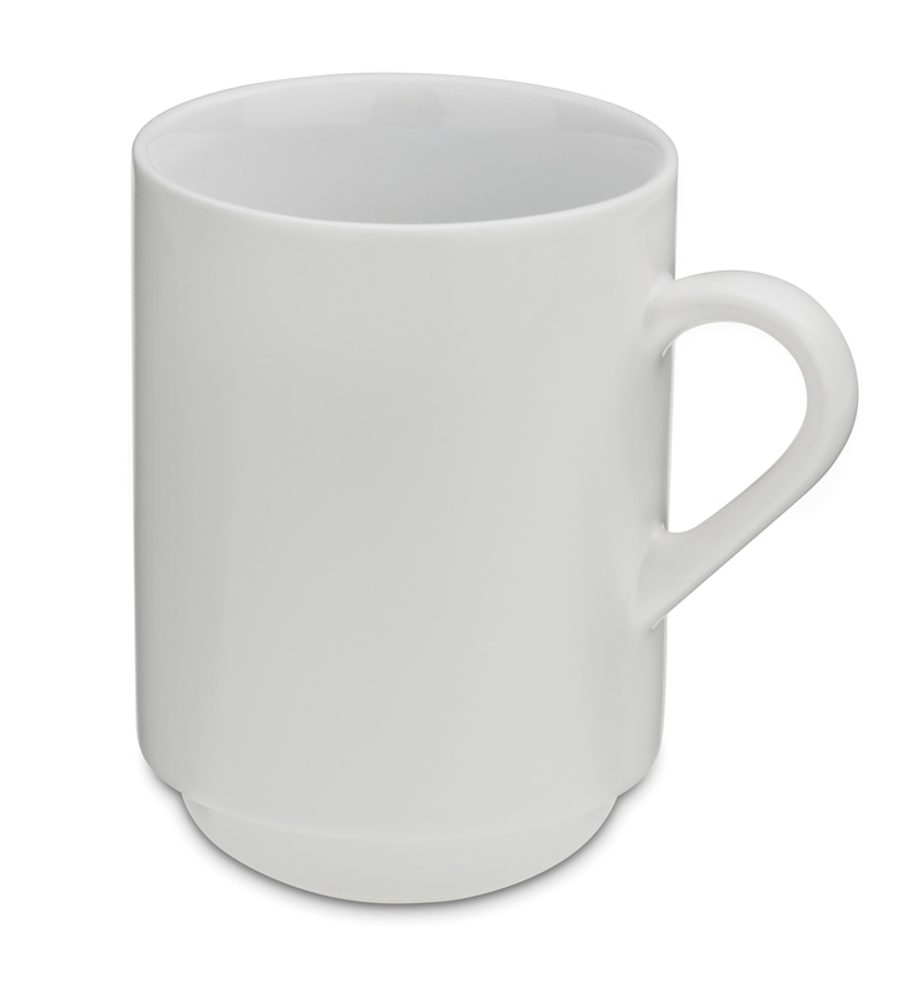 Levně KELA Hrnek keramický 300 ml Mattia sada 2 ks bílá KL-12749