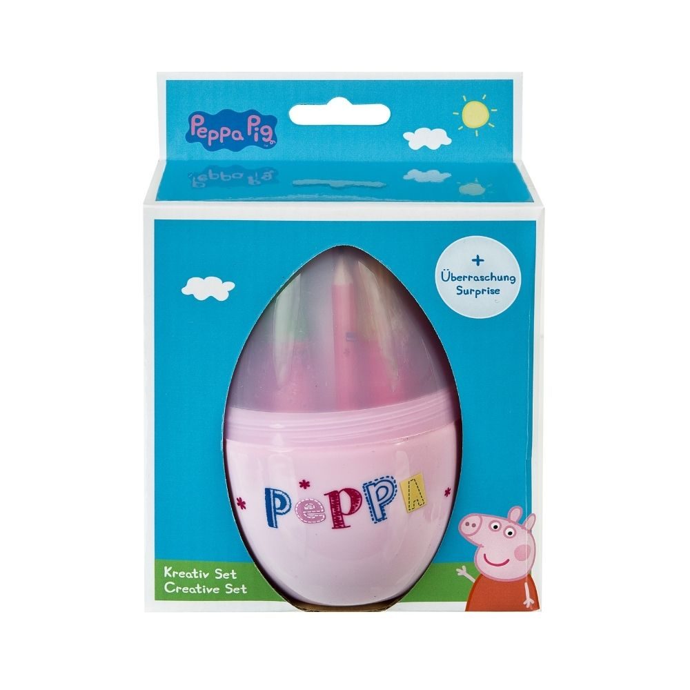 Levně Karton P+P Vejce s výtvarnými potřebami M PEPPA PIG PIGP3963