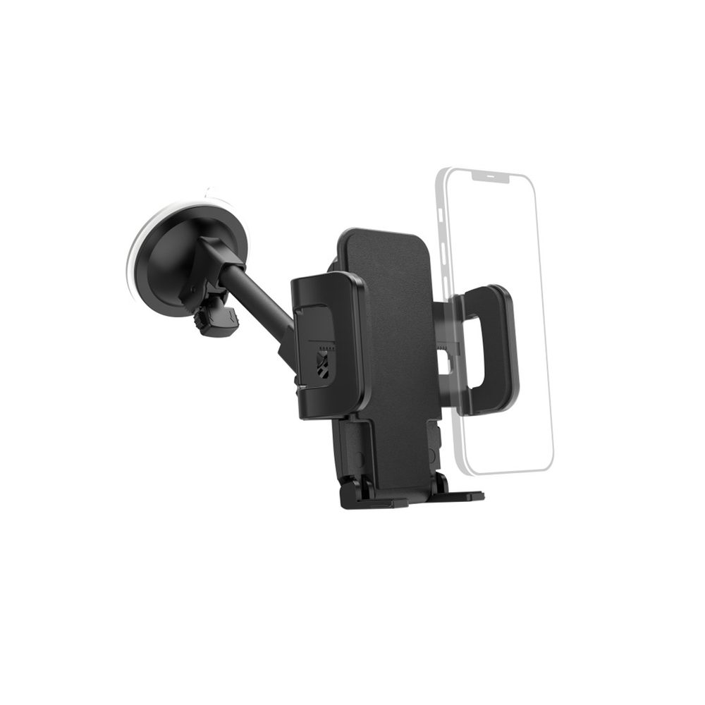 Levně Hama Compact, držák mobilu v autě, pro zařízení s šířkou 4,5-9 cm, přísavka, otáčení o 360°