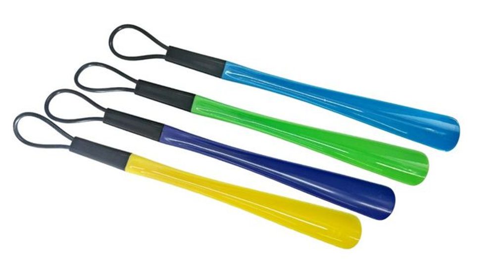 Levně lžíce na obuv 48cm, (TFA-109), MIX barev, plast