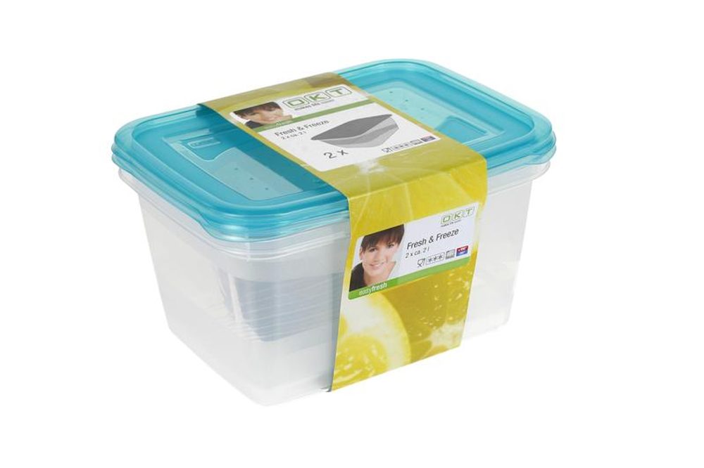 Levně Keeeper DÓZA NA POTRAVINY FRESH & FREEZE 2KS 2L