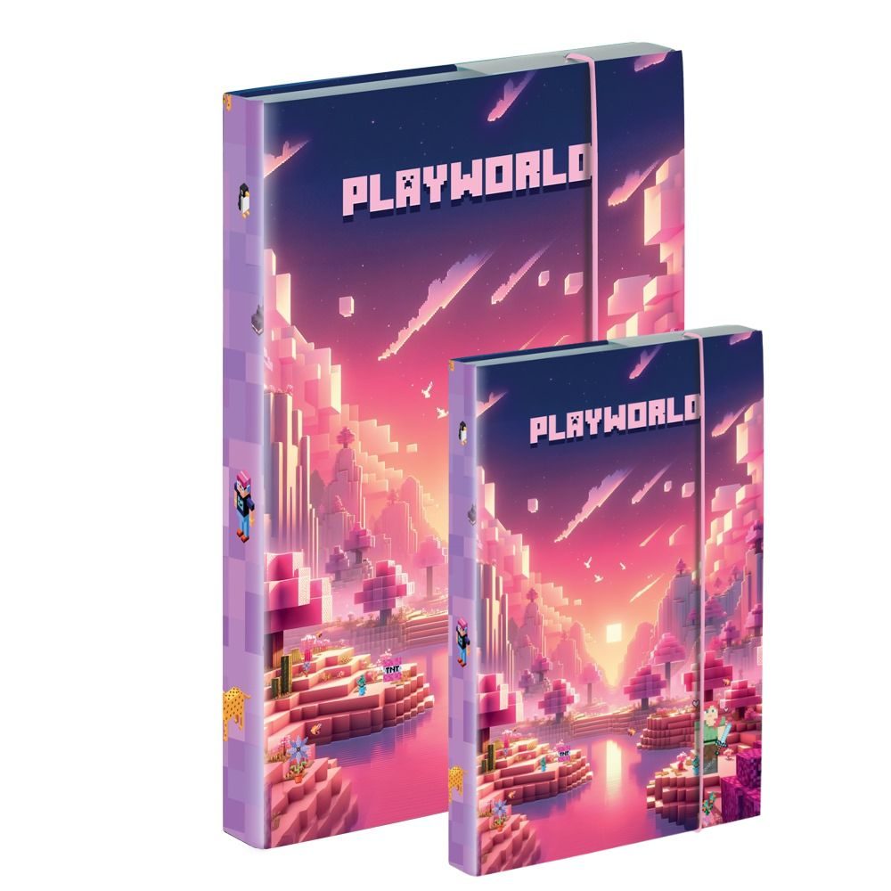 Levně Box A4+A5 Playworld Girl