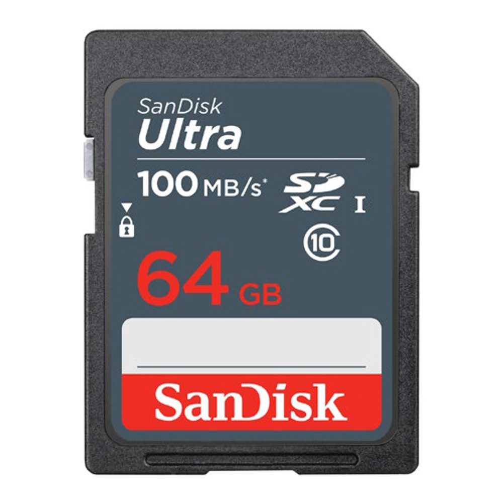 Levně SanDisk Ultra 64 GB SDXC Memory Card 100 MB/s