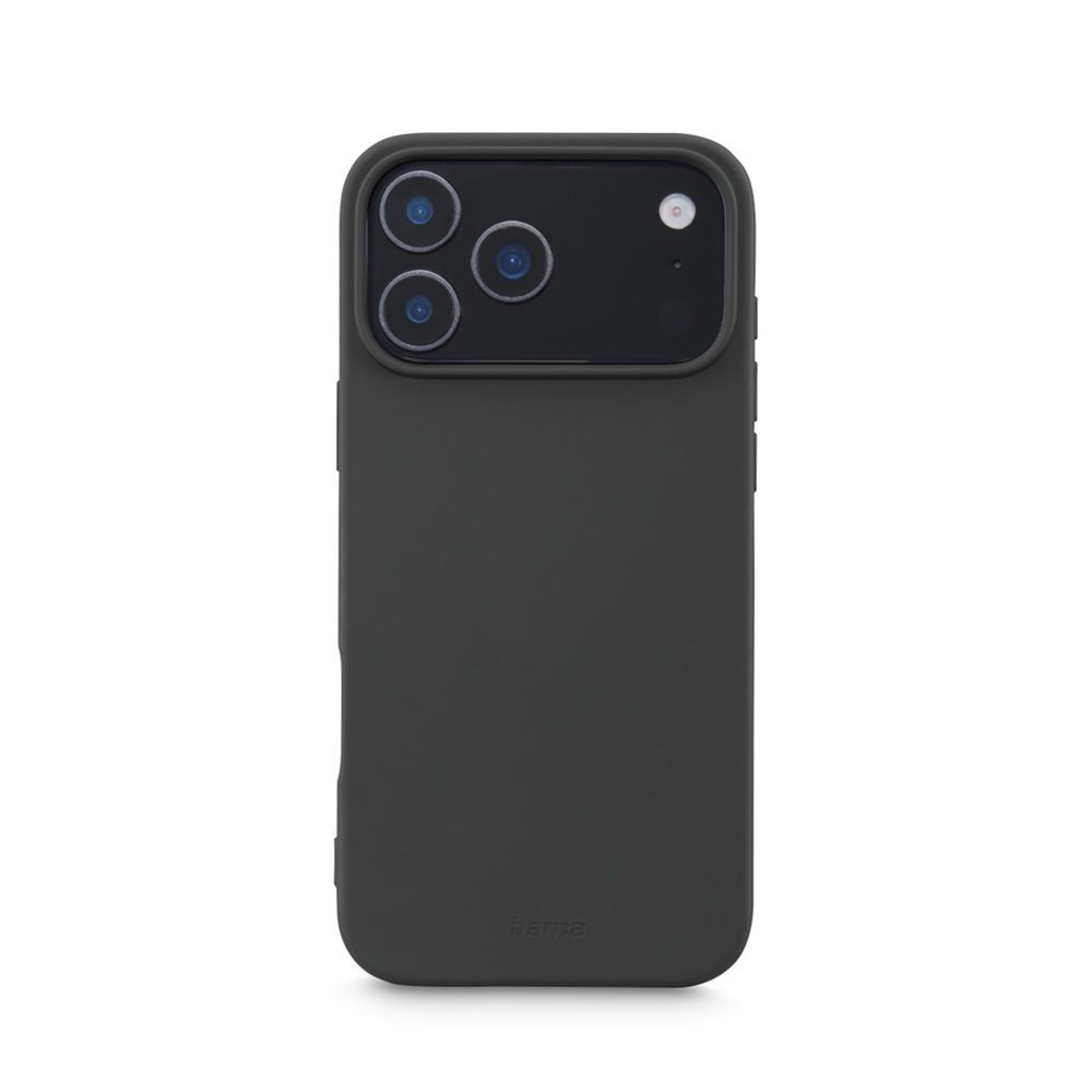 Levně Hama Fantastic Feel, kryt pro Apple iPhone 17 Pro Max, hebký povrch, černý