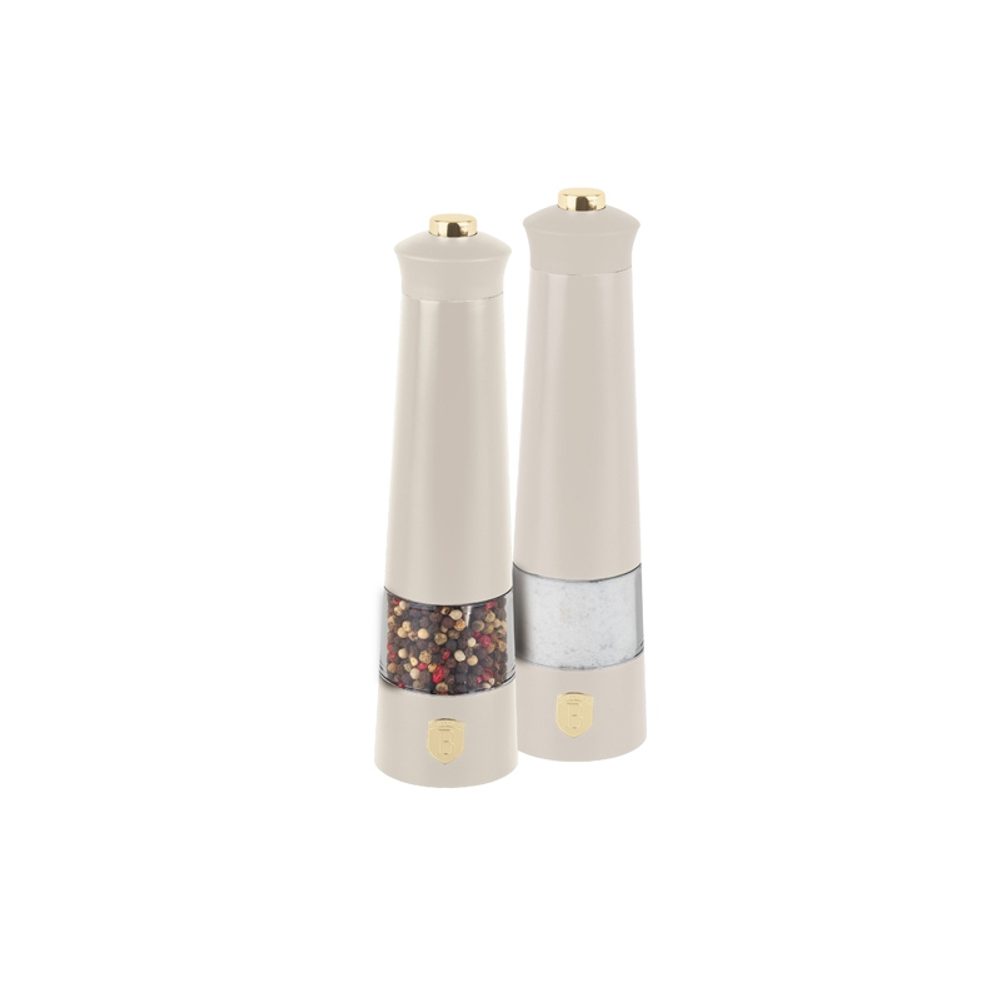 Levně BERLINGERHAUS Mlýnek na pepř a sůl elektrický sada 2 ks Sahara Collection BH-9545