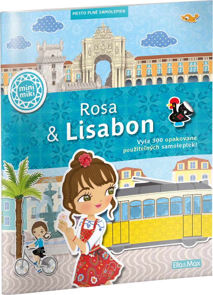 Levně Presco Group ROSA & LISABON – Mesto plné samolepiek