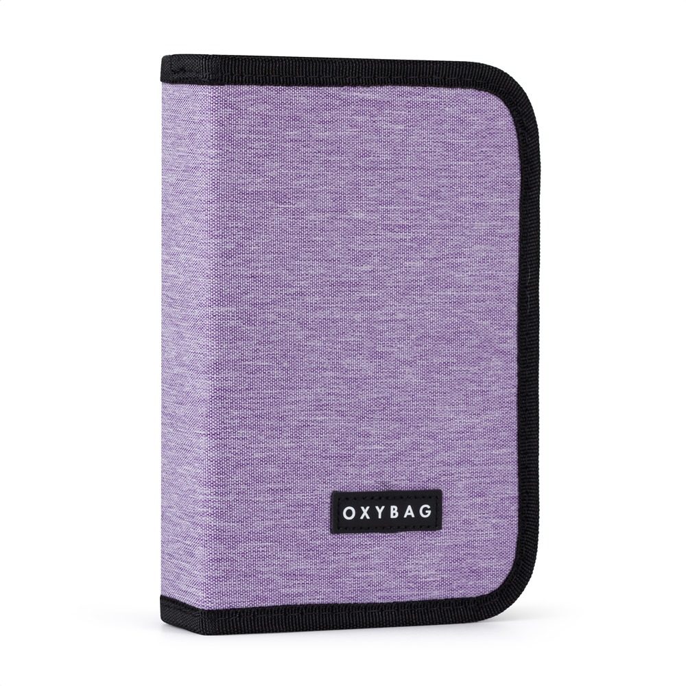 Levně Penál 1 p. 2 chlopně, prázdný UNICOLOR Violet