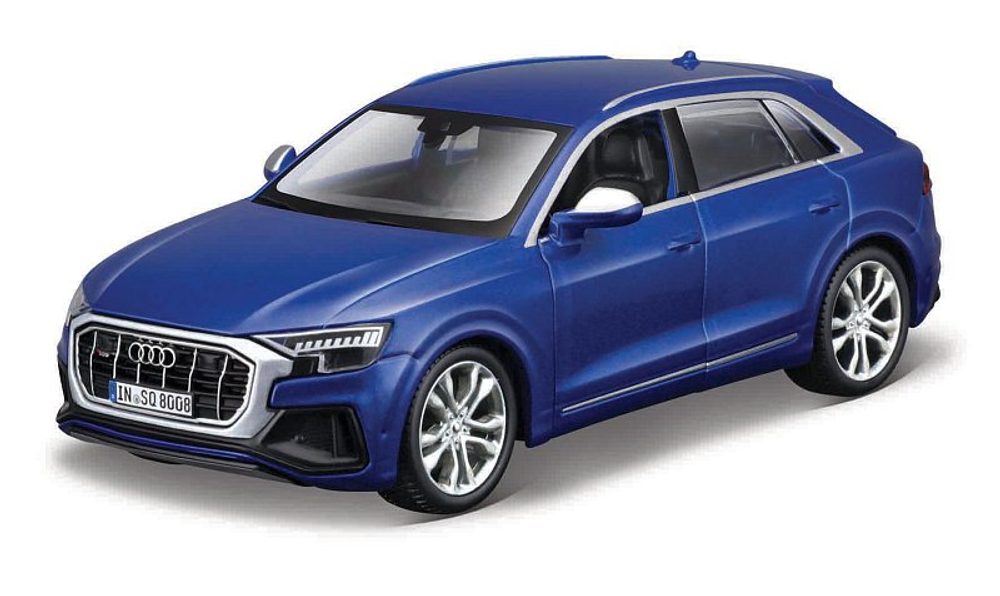 Levně Bburago - Auta HOBBY, Audi SQ8, modrá metalíza, 1:32