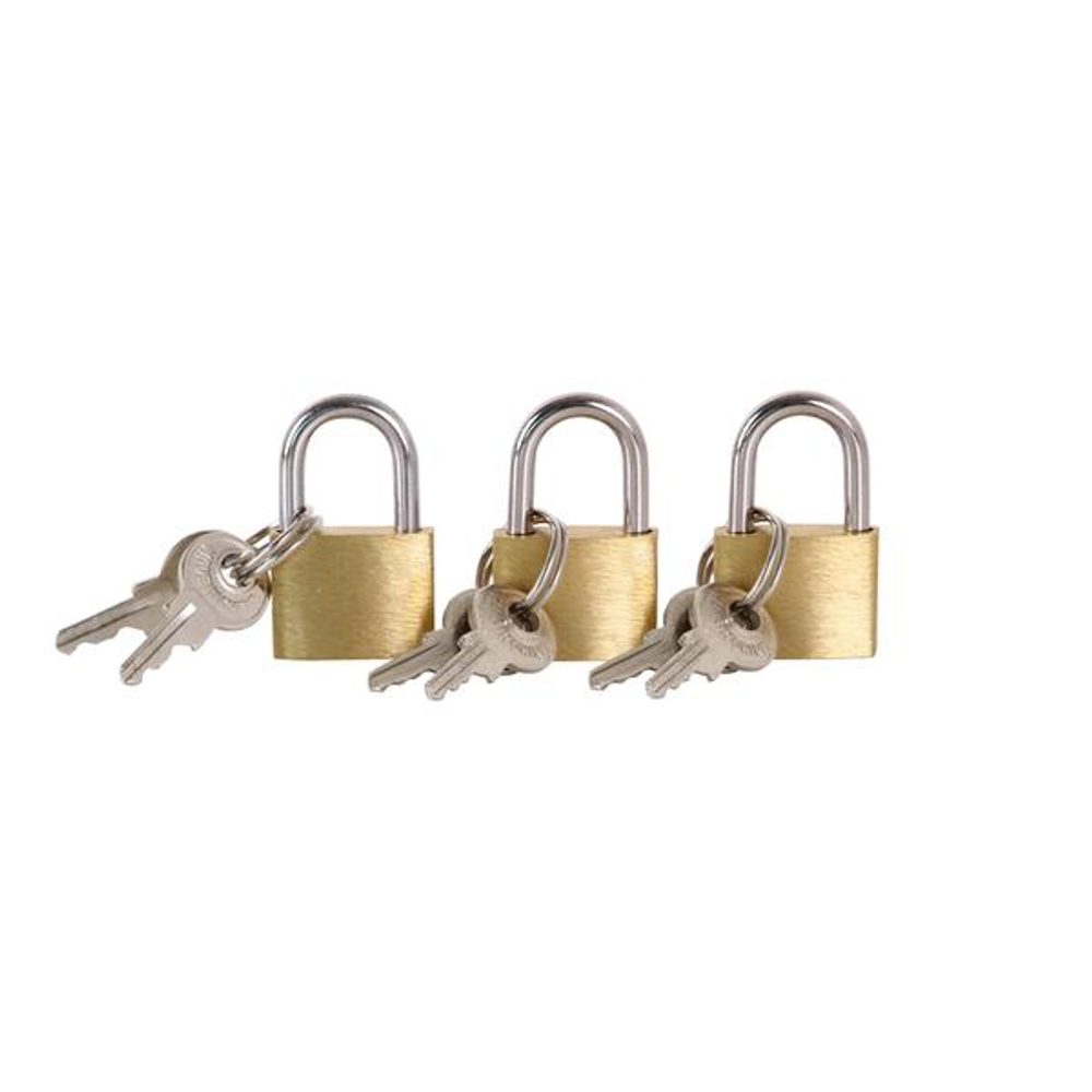 Levně TORO VISACÍ ZÁMEK 20MM, 3KS