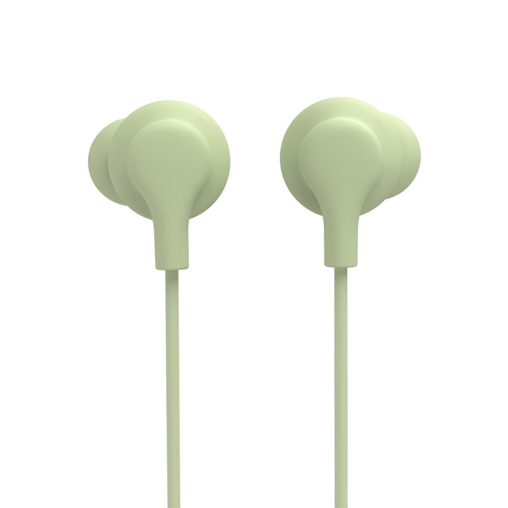 Levně Hama USB-C sluchátka s mikrofonem Curly, špunty, zelená