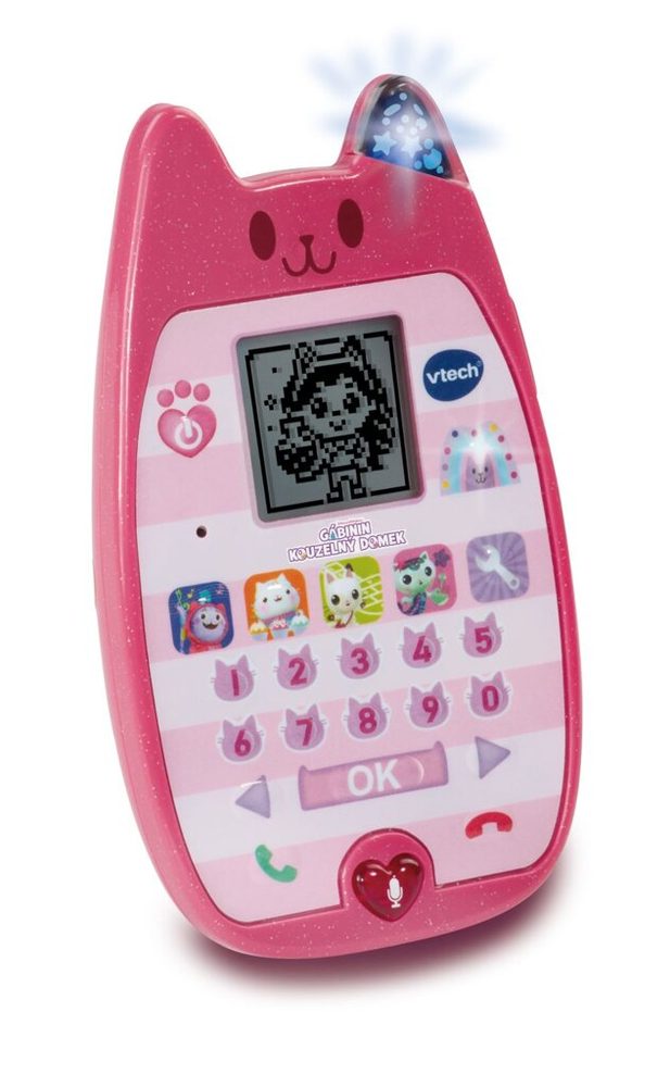 Levně Vtech Gábinin kouzelný domek - Mňauzující telefon CZ