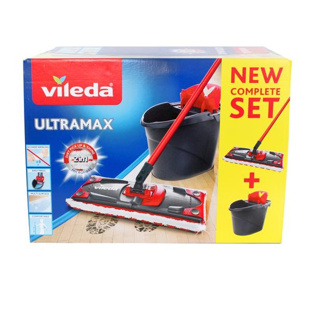 Levně VILEDA ULTRAMAX SET - MOP+KBELÍK SE ŽDÍMACÍM KOŠEM