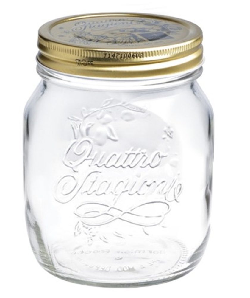 Levně sklen.zavař. 700ml QUATTRO ST. d11,1x12,8cm, víčko d86mm