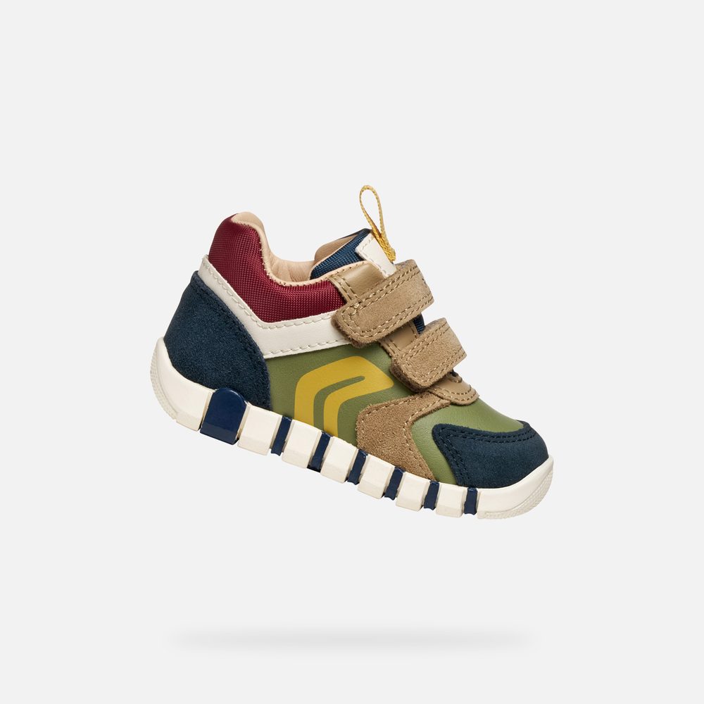 Levně Chlapecké první kroky Geox Iupidoo Khaki - 19