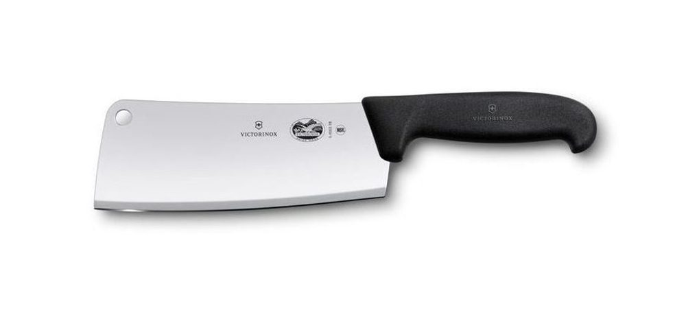 Levně sekáček 19cm ostří, FIBROX, protiskl. VICTORINOX, černý