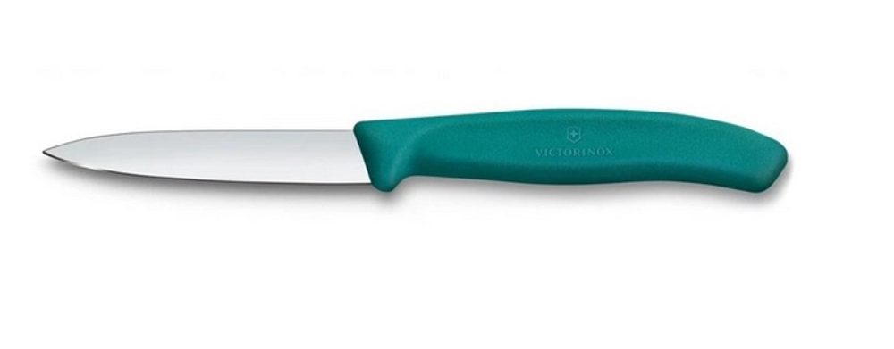 nůž 10cm loupací, rovný, špičatý ORANŽ., VICTORINOX