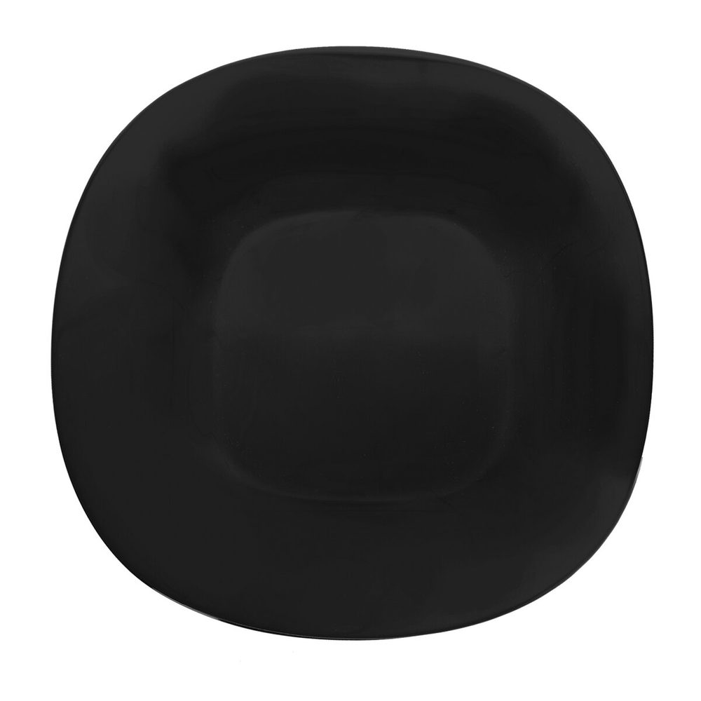 Levně Mělký talíř LUNA black 26x26 cm