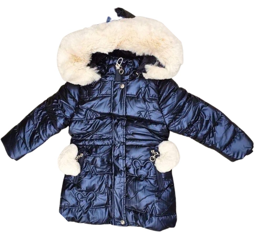 Levně Dívčí zimní bunda dark blue - 4