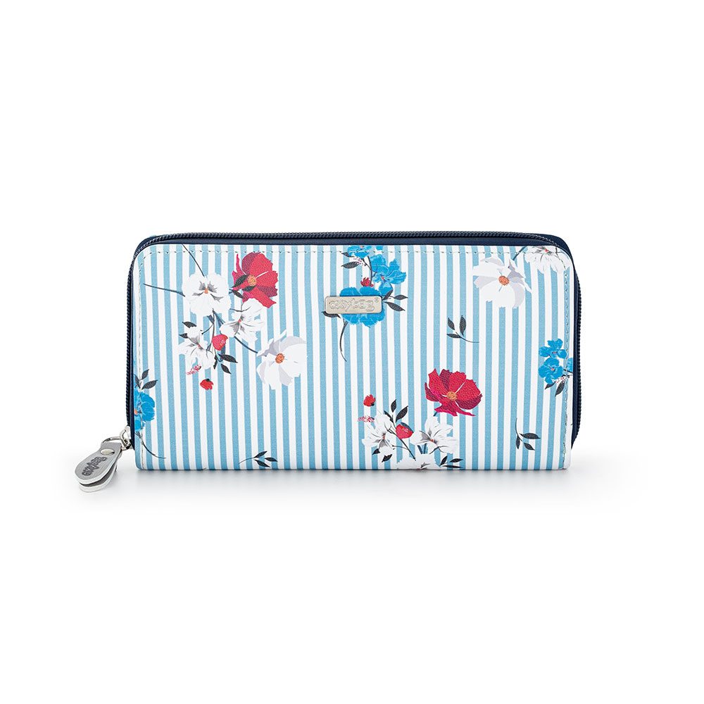 Levně Karton P+P Dámská peněženka MONY L Navy Flowers 9-25421