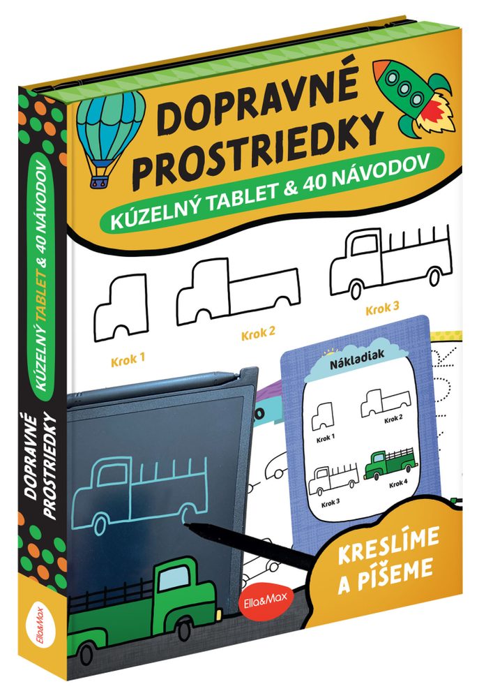 Presco Group Kúzelný tablet & 40 návodov – DOPRAVNÉ PROSTRIEDKY