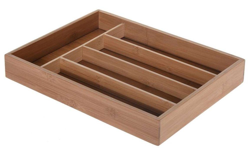Levně EXCELLENT HOUSEWARE Příborník bambusový 35 x 26 x 5 cm KO-784610070