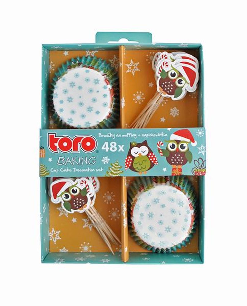 Levně TORO FORMIČKY NA MUFFINY PAPÍR 24KS+NAPICHOVÁTKA 24KS