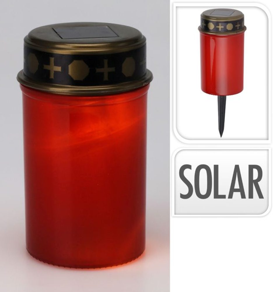 Levně svíčka hřbit. d x cm 1ks, solární