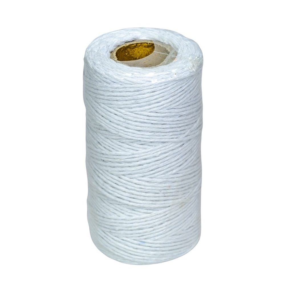 Levně motouz 100g BAVLNA bílý, cívka, univer.