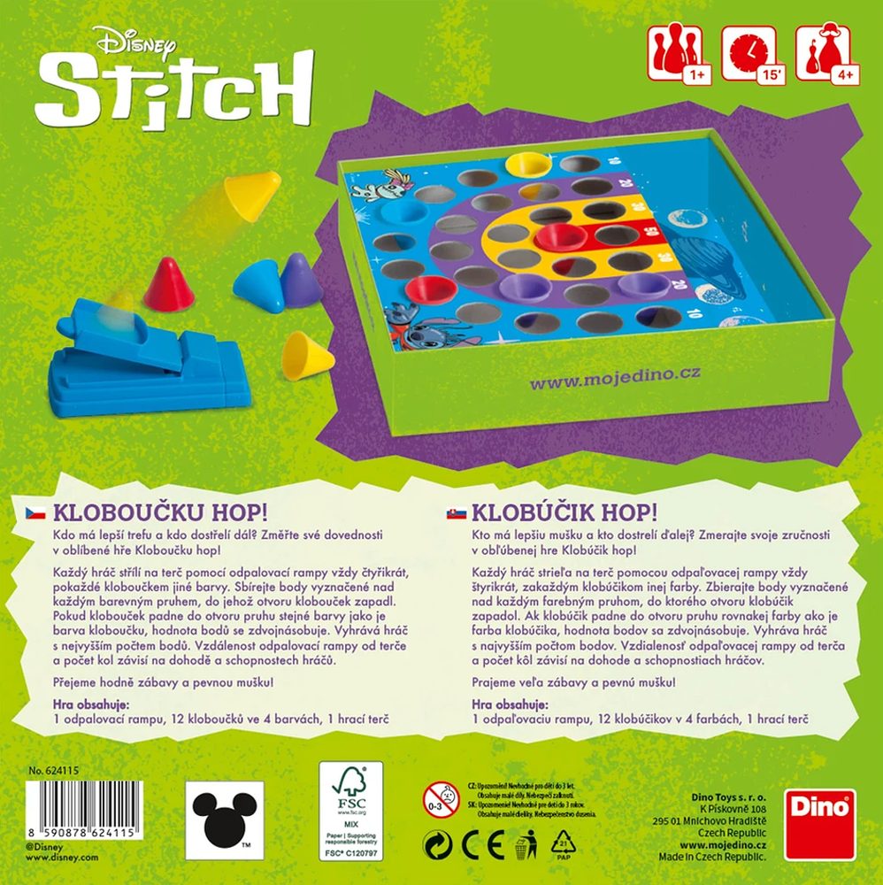 Levně KLOBOUČKU HOP – STITCH Dětská hra