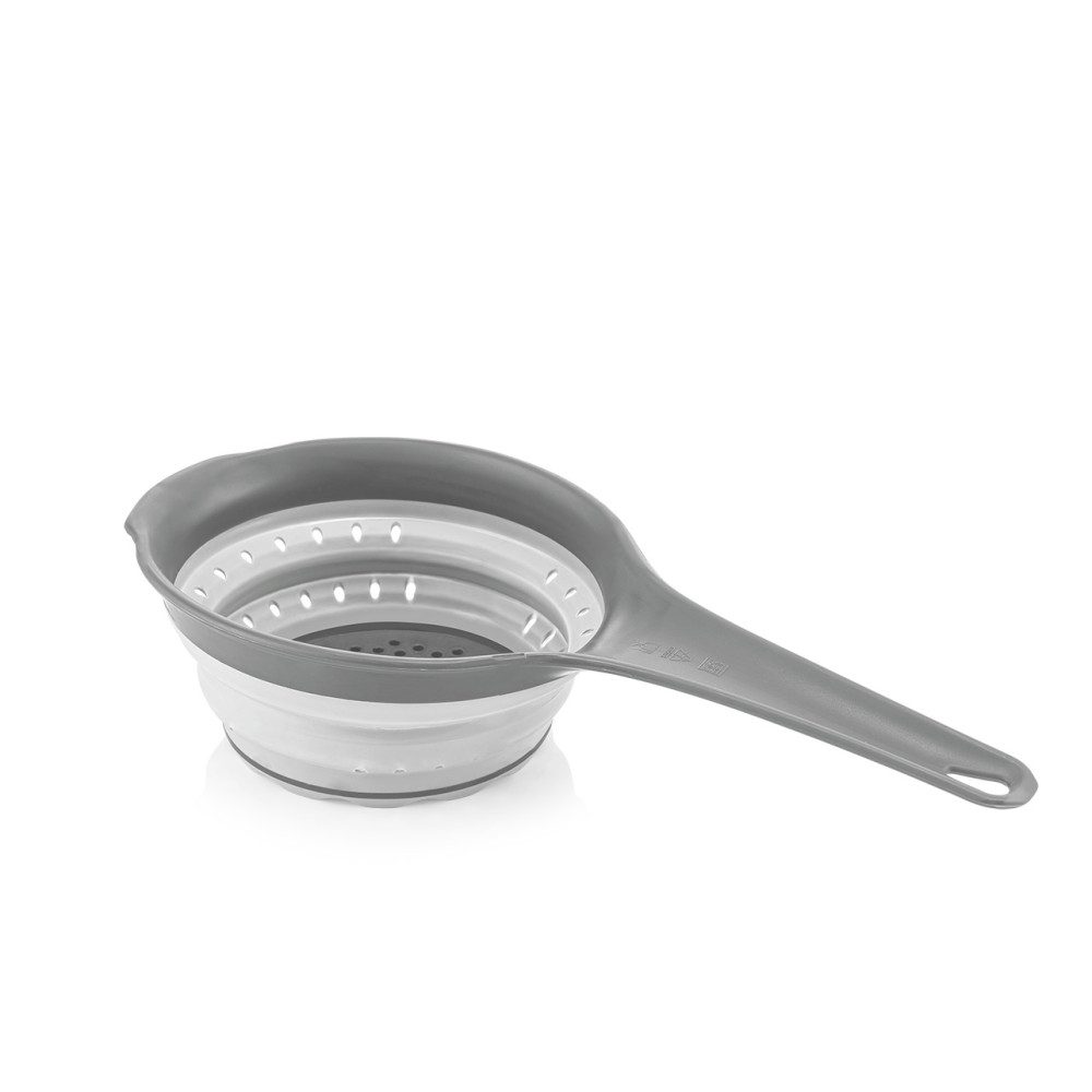 Levně cedník d31cm oválný, pružný, skládací, plast