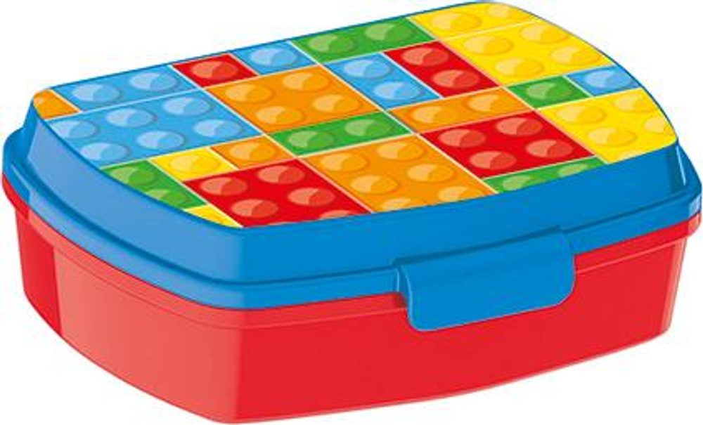 Levně STOR SVAČINOVÝ BOX KOSTKY, 17,1X13,7X5,5 CM, PLAST
