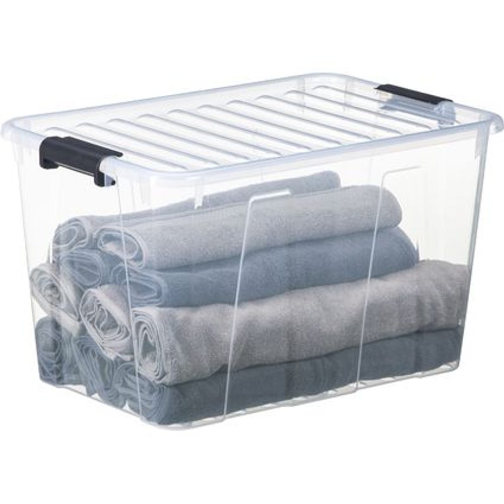 Levně box 52,0l 570x375x335mm, HOME, úchyty víka, plast