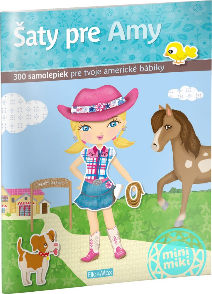 Levně Presco Group Šaty pre AMY ─ Kniha samolepiek