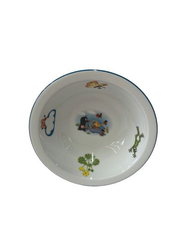 Levně miska d14,5cm VITAL- KRTEK a kolečko, dětská, porcelán
