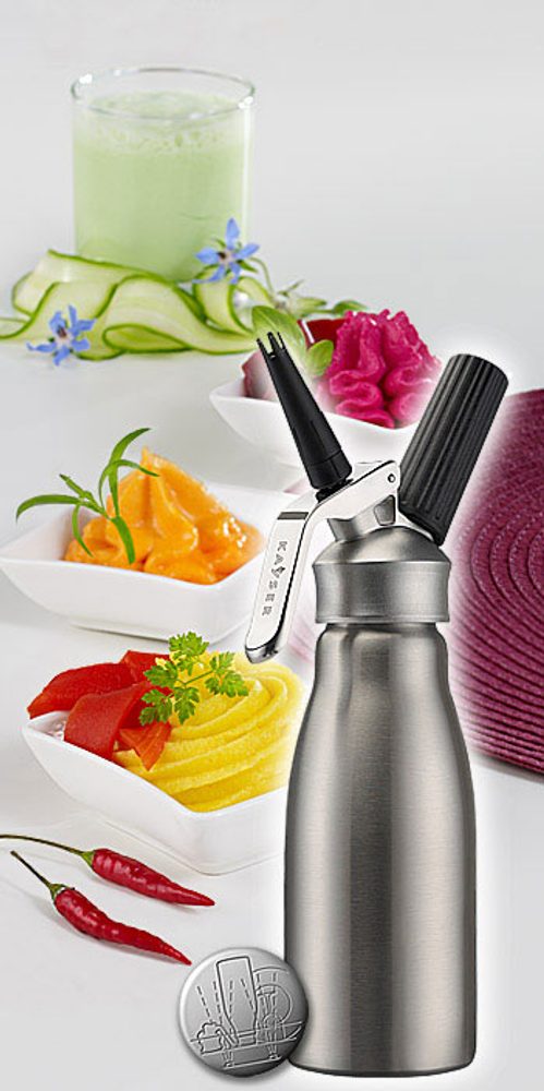 Levně láhev 1,00l ŠLEHAČ.KAYSER INOX, NR hlava i láhev