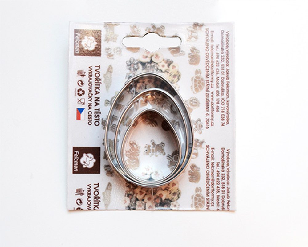 Levně vykr.NR 0564 Vajíčka, 4,5cm, sada-3ks /b.SKIN